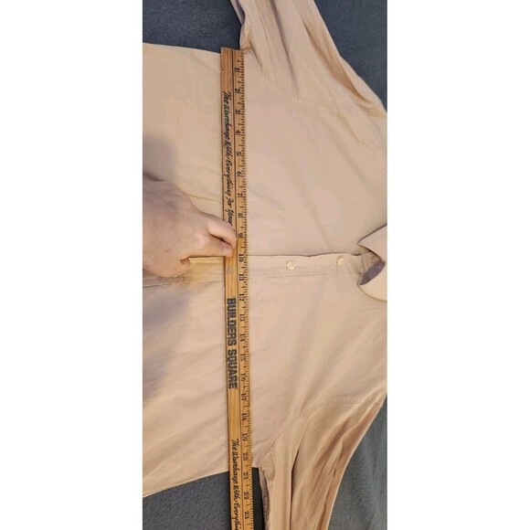 BC‎ Collection Mens XL Shirt Tan Y2K Embroidered Horse Western Long Sleeves EUC - Picture 4 of 9